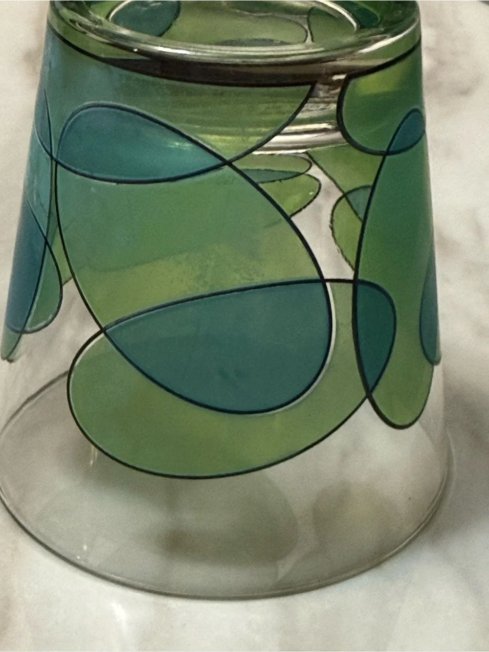 Italy cerve glass
